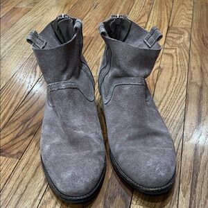 Women’s DV Gray Suede Ankle Boots